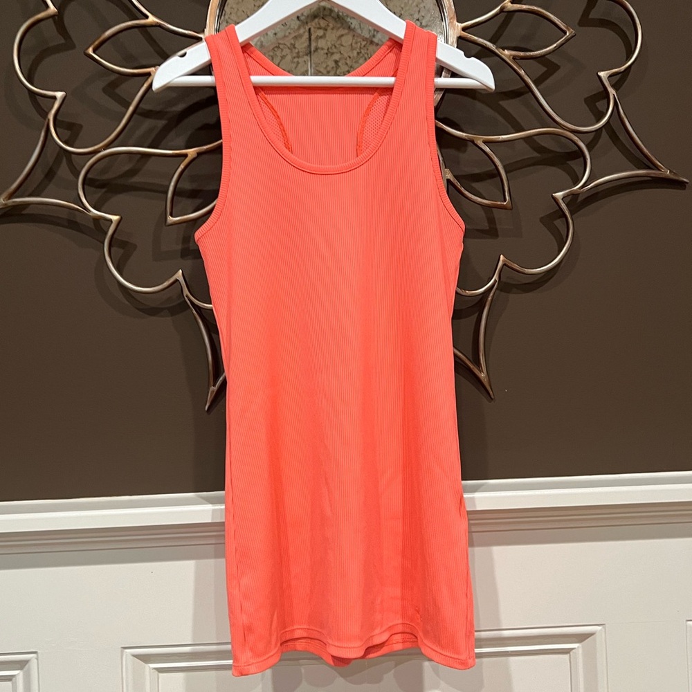 Adidas Coral Yoga Workout Performance Racerback Tank Top